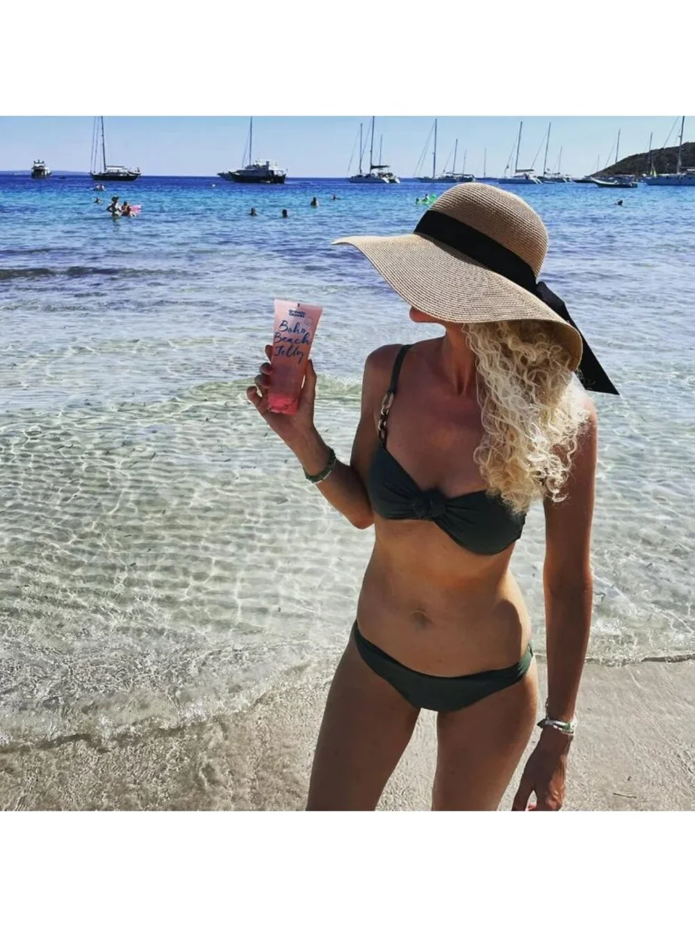 Wide Brim Floppy Sun Hat for Women | Foldable Straw Beach Hat with Chin Strap